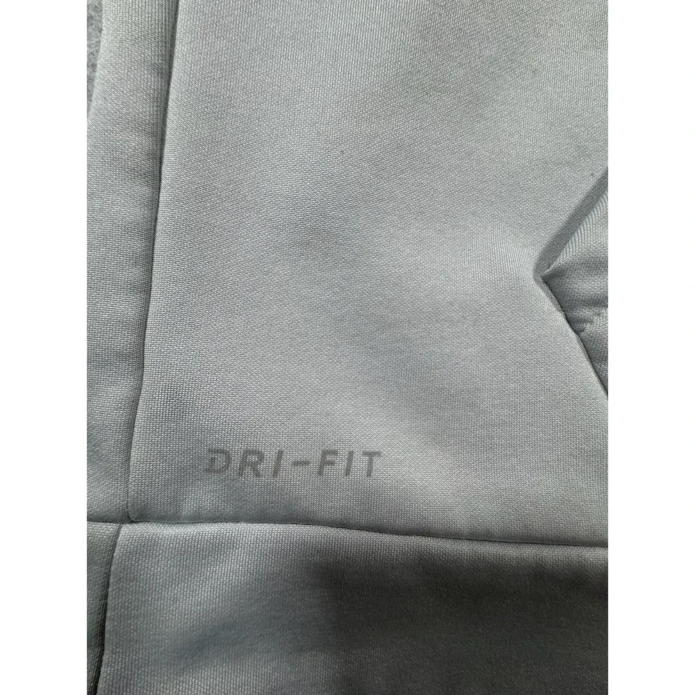 Nike Dri-FIT Hoodie Mens 2XLT Gray Fleece Pullover Sweatshirt 860483-043